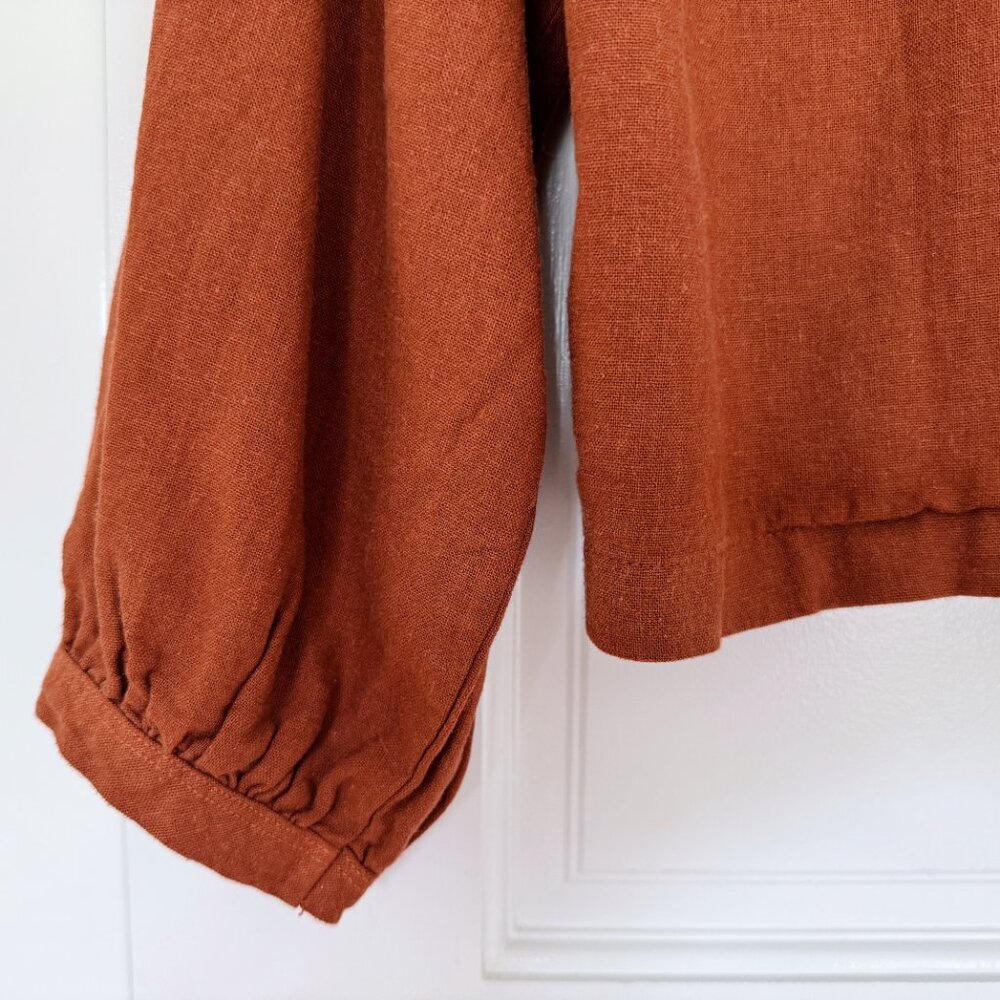 Longway Paige Top in Brick - Picture 5 of 6